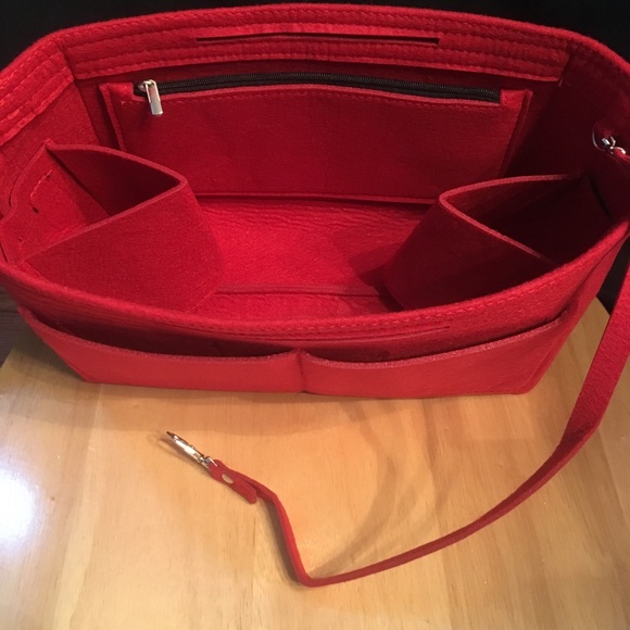 Purse Tote Large Insert +Zip Case Protector Speedy - Picture 3 of 8